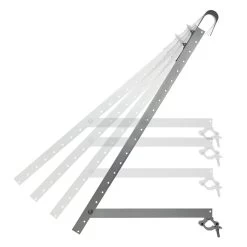 Zelsius Universal Solarmodul Balkonhalterung Set Für 4 Solarpanele, Verstellbarer Winkel, Montageset -Camping Store somo5 solarpanelhalterung bild2 2000px 1280x1280