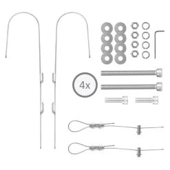 Zelsius Solarmodul Balkonhalterung Set Für 4 Solarpanele, Set Für Senkrechte Solarpanelmontage 7 Zelsius Solarmodul Balkonhalterung Set Für 4 Solarpanele, Set Für Senkrechte Solarpanelmontage -Camping Store somo6 set4 solarpanelhalter balkonhalterung lieferumfang 2000px 1280x1280