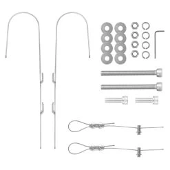 Zelsius Solarmodul Balkonhalterung Set Für 1 Solarpanel, Set Für Senkrechte Solarpanelmontage -Camping Store somo6 solarpanelhalter balkonhalterung lieferumfang 2000px 1280x1280