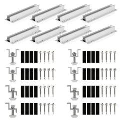 Zelsius Solarpanel Halterung Für 3 Solarpanele | Solarmodul Halterung, Solarmodul Befestigung