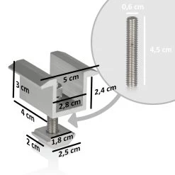 Zelsius Solarpanel Halterung Für 3 Solarpanele | Solarmodul Halterung, Solarmodul Befestigung 14 Zelsius Solarpanel Halterung Für 3 Solarpanele | Solarmodul Halterung, Solarmodul Befestigung -Camping Store somo8 solarpanelhalterung massbild1 2000px 1280x1280 1