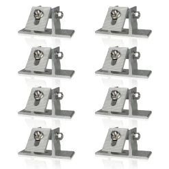 Zelsius Solarmodul Halterungen 8 Stück | Für 2 Solarpanel | Dachhaken Für PV Module