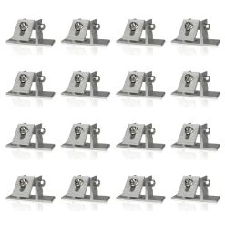 Zelsius Solarmodul Halterungen 16 Stück | Für 4 Solarpanel | Dachhaken Für PV Module