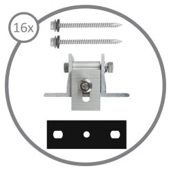 Zelsius Solarmodul Halterungen 8 Stück | Für 2 Solarpanel | Dachhaken Für PV Module -Camping Store somo9 set2 set4 solarhalterung angewinkelt bild4 neu 2000px 1280x1280