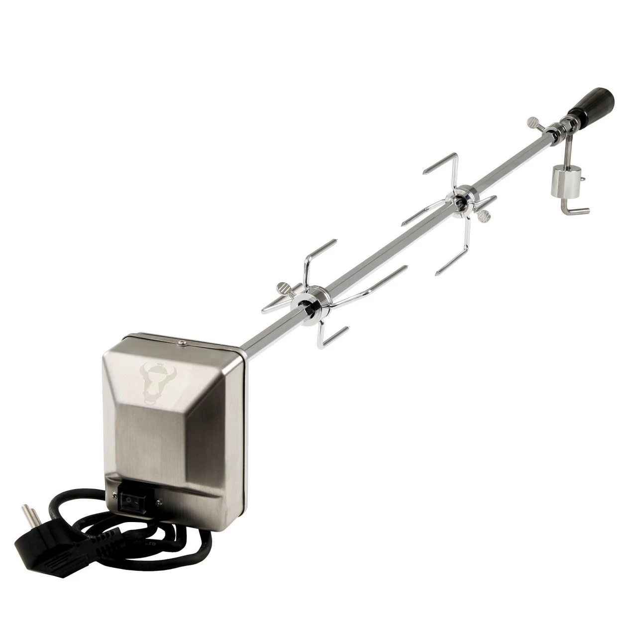 BBQ-Toro Universal Grillspieß Set Für Grill Mit Spieß, Motor, Motorhalterung Und Fleischnadeln 3 BBQ-Toro Universal Grillspieß Set Für Grill Mit Spieß, Motor, Motorhalterung Und Fleischnadeln