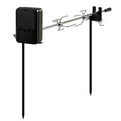 BBQ-Toro Grillspieß Set Für Lagerfeuer, 90 Cm, 2 Fleischnadeln, Motor (Batterie) -Camping Store sps4 grillspiess bild2 2000px 1280x1280