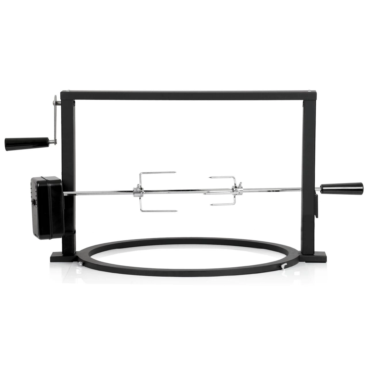 BBQ-Toro Grillspieß Set Mit Grillrost | Rotisserie Grillaufsatz Für Kugelgrill 9 BBQ-Toro Grillspieß Set Mit Grillrost | Rotisserie Grillaufsatz Für Kugelgrill – Bild 7