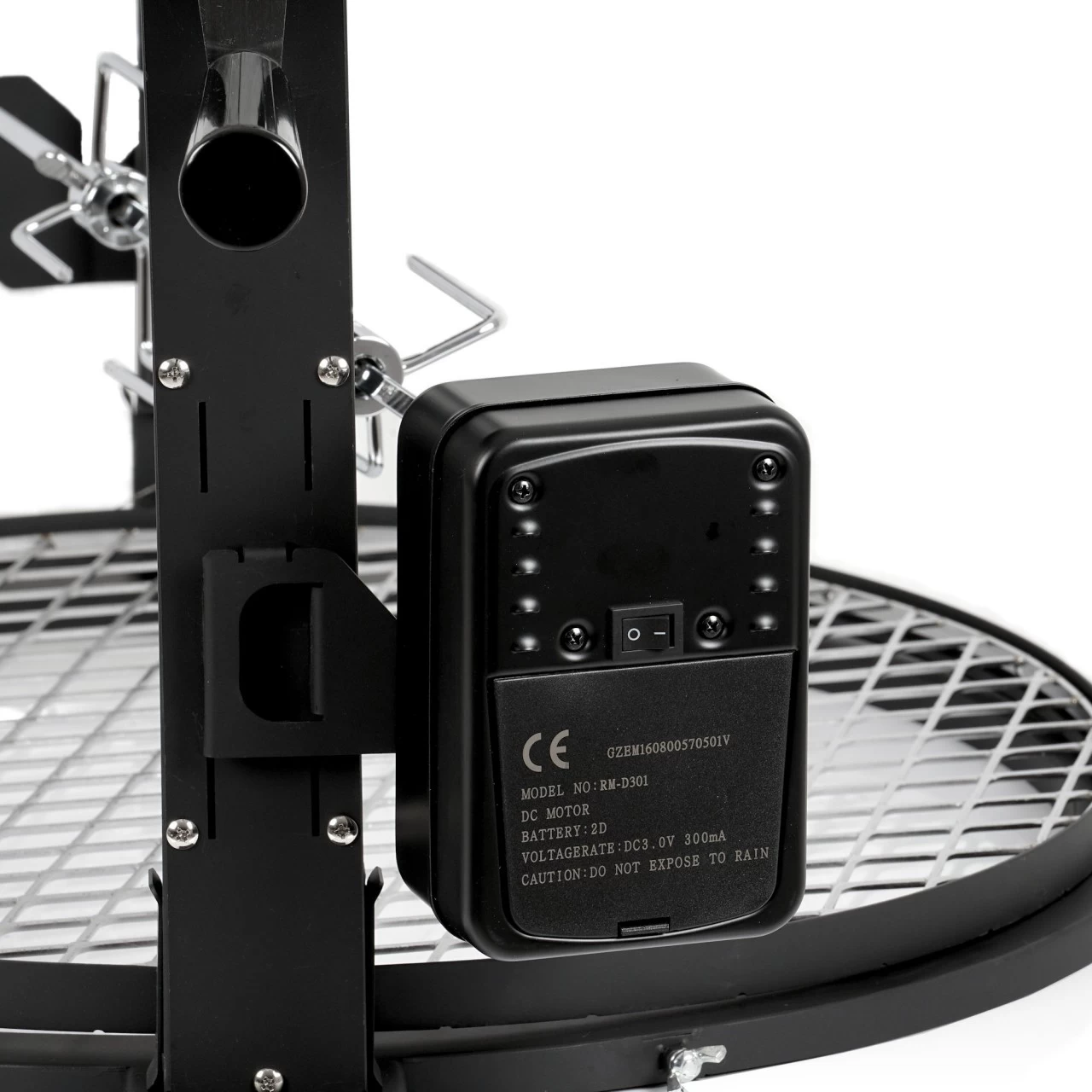 BBQ-Toro Grillspieß Set Mit Grillrost | Rotisserie Grillaufsatz Für Kugelgrill 10 BBQ-Toro Grillspieß Set Mit Grillrost | Rotisserie Grillaufsatz Für Kugelgrill – Bild 8