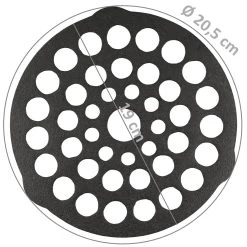 BBQ-Toro Dutch Oven Einsatz Ø 20 Cm Gusseisen Untersetzer, Grillrost -Camping Store sr1 stapelrost bild2 massen 2000px 1280x1280