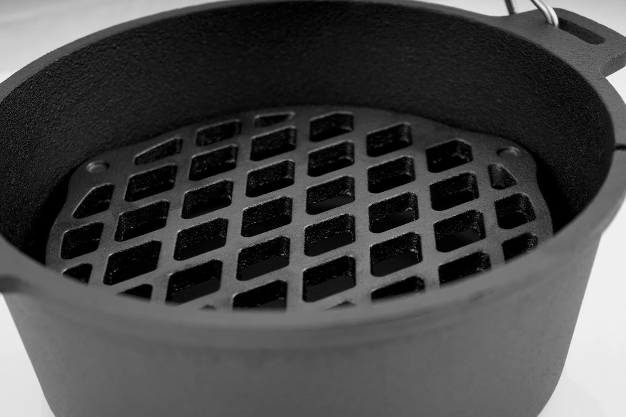 BBQ-Toro Gusseisen Stapelrost Ø 22 Cm | Einsatz Für 4.5 QT Dutch Oven 7 BBQ-Toro Gusseisen Stapelrost Ø 22 Cm | Einsatz Für 4.5 QT Dutch Oven – Bild 5