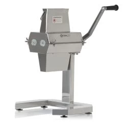 Mahlzeit Edelstahl Steaker Mit Handkurbel, Fleischzartmacher Mit 54 Klingen, Große Öffnung 13x3cm