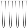 Zelsius 4er Set Hairpin Legs, 71 Cm, Schwarz, 2 Streben Tischbeine -Camping Store tba71s tischbeine bild1 2000px 1280x1280