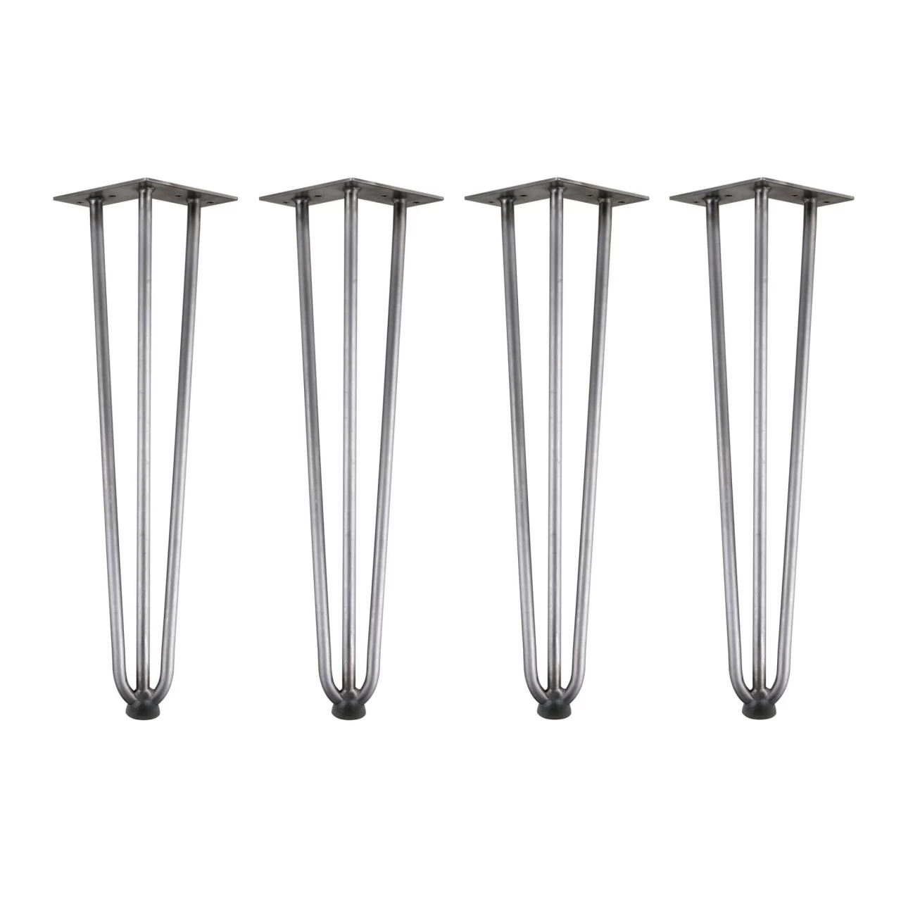 Zelsius Hairpin Legs, 4er Set, 45 Cm, Rohstahl, Tischbeine Aus Stahl 3 Streben 3 Zelsius Hairpin Legs, 4er Set, 45 Cm, Rohstahl, Tischbeine Aus Stahl 3 Streben