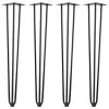 Zelsius Hairpin Legs, 4er Set, 71 Cm, Schwarz, Tischbeine Aus Stahl -Camping Store tbn71s tischbeine bild1 neu 2000px 1280x1280