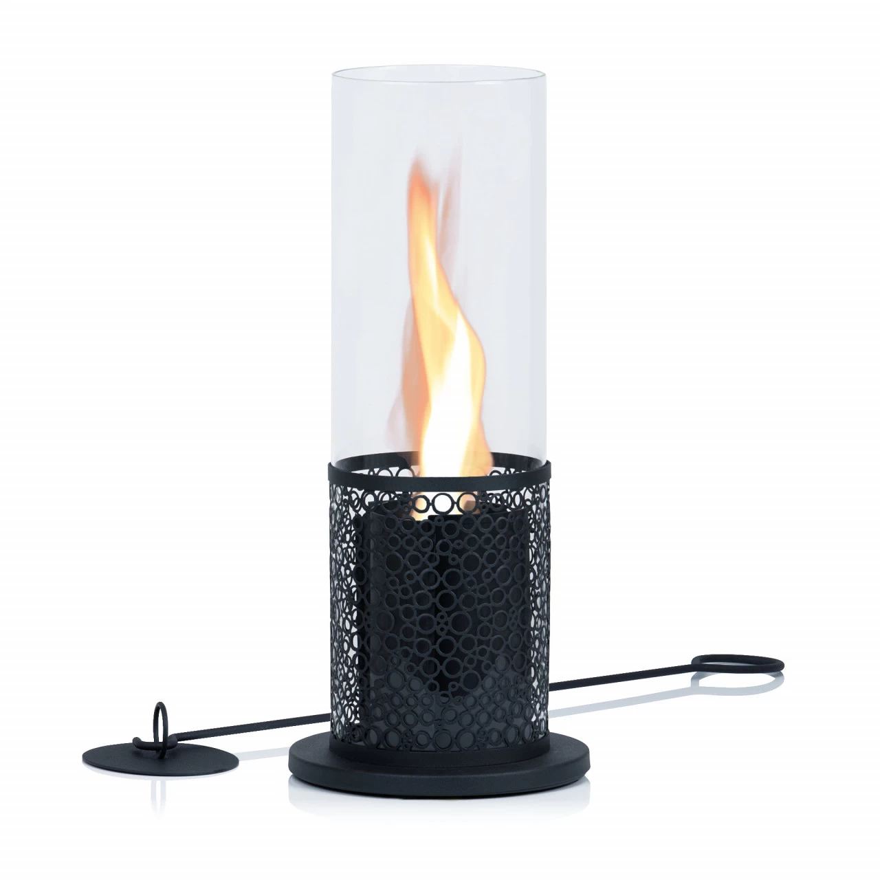 Zelsius Tischkamin Für Indoor Und Outdoor Mit Wirbelnder Flamme | Schwarz | Ø 20 X 50,5 Cm | Ethanol 3 Zelsius Tischkamin Für Indoor Und Outdoor Mit Wirbelnder Flamme | Schwarz | Ø 20 X 50,5 Cm | Ethanol