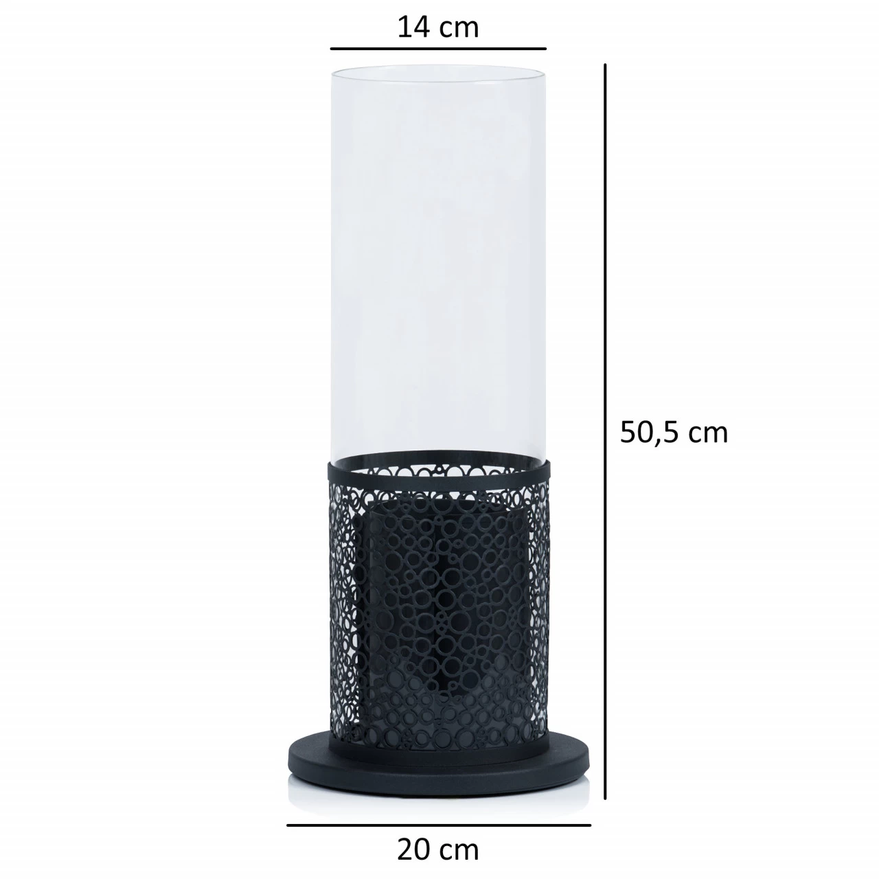 Zelsius Tischkamin Für Indoor Und Outdoor Mit Wirbelnder Flamme | Schwarz | Ø 20 X 50,5 Cm | Ethanol 4 Zelsius Tischkamin Für Indoor Und Outdoor Mit Wirbelnder Flamme | Schwarz | Ø 20 X 50,5 Cm | Ethanol – Bild 2