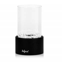 Zelsius Tischkamin Für Indoor Und Outdoor | Schwarz | Ø 16,5 X 27 Cm | Ethanol -Camping Store tf3s tischkamin bild2 2000px 1280x1280