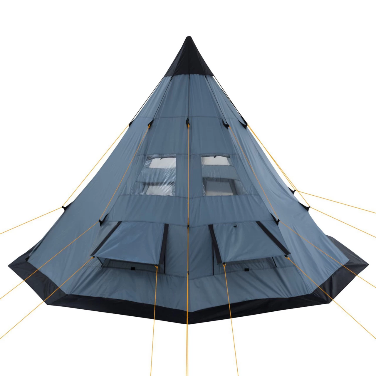 CampFeuer Tipi Zelt Spirit Für 4 Personen | Grau | 3000 Mm Wassersäule 8 CampFeuer Tipi Zelt Spirit Für 4 Personen | Grau | 3000 Mm Wassersäule – Bild 6