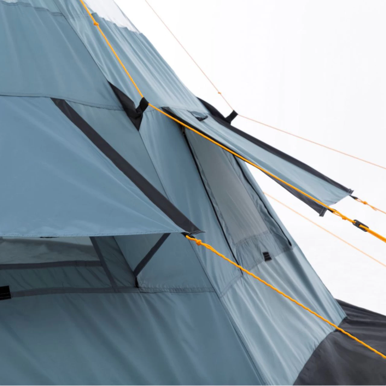 CampFeuer Tipi Zelt Spirit Für 4 Personen | Grau | 3000 Mm Wassersäule 9 CampFeuer Tipi Zelt Spirit Für 4 Personen | Grau | 3000 Mm Wassersäule – Bild 7