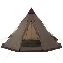 CampFeuer Tipi Zelt Spirit Für 4 Personen | Braun | 3000 Mm Wassersäule -Camping Store tipi braun campingzelt bild3 big 1280x1280
