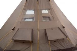 CampFeuer Tipi Zelt Spirit Für 4 Personen | Braun | 3000 Mm Wassersäule -Camping Store tipi braun campingzelt bild6 big 1280x1280