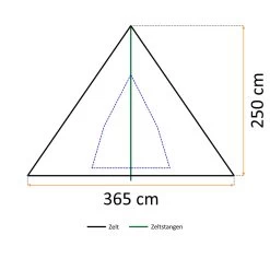 CampFeuer Tipi Zelt Spirit Für 4 Personen | Grau | 3000 Mm Wassersäule 12 CampFeuer Tipi Zelt Spirit Für 4 Personen | Grau | 3000 Mm Wassersäule -Camping Store tipi zelt massbild aussen 2000px 1280x1280 2