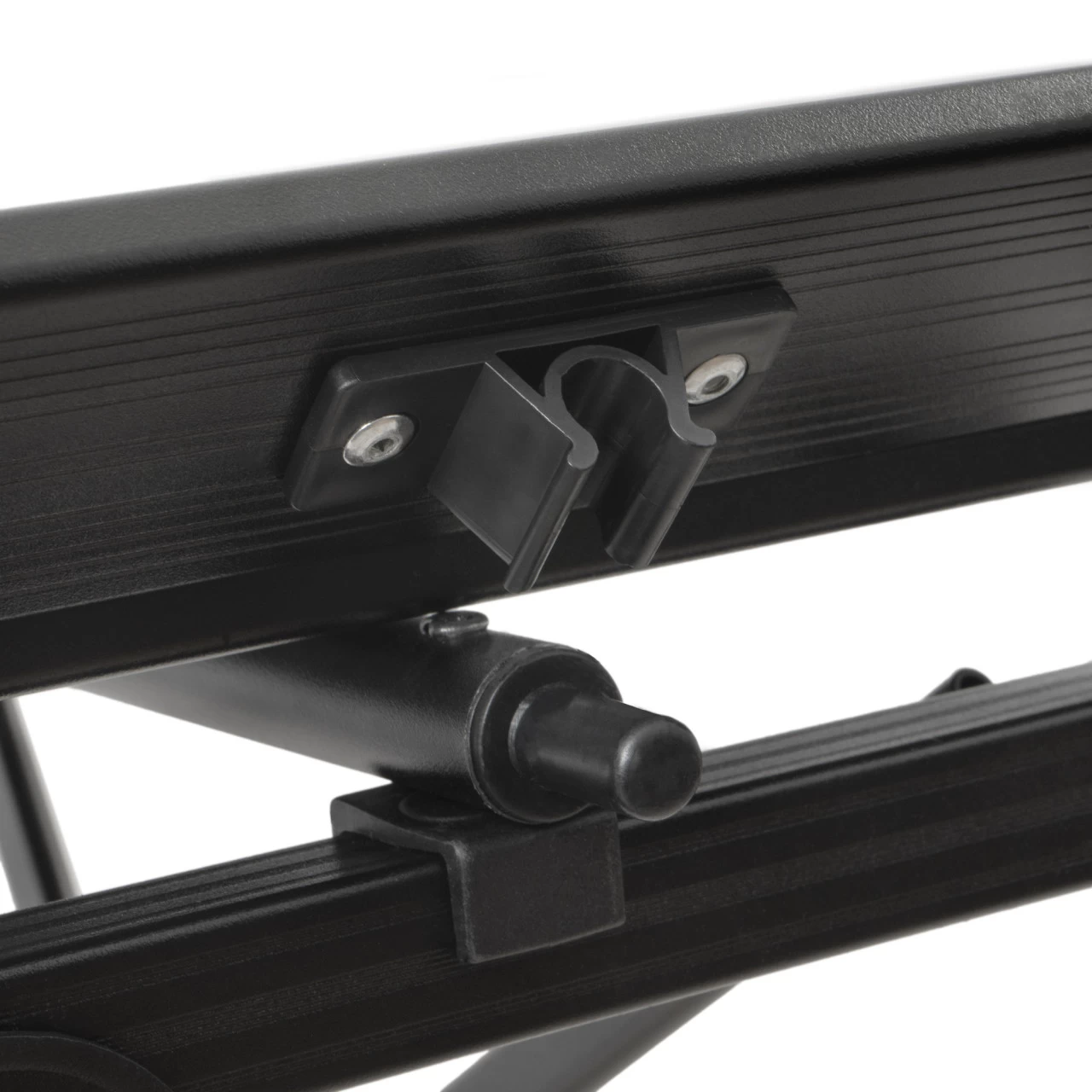 CampFeuer Campingtisch Faltbar 90,5 X 51,5 Cm, Schwarz, Klapptisch Mit Tragetasche, Höhenverstellbar 9 CampFeuer Campingtisch Faltbar 90,5 X 51,5 Cm, Schwarz, Klapptisch Mit Tragetasche, Höhenverstellbar – Bild 7