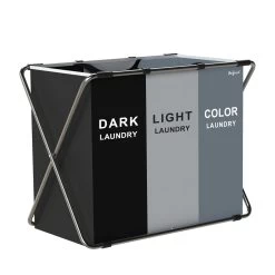 Zelsius Wäschesammler 3 Fächer Faltbar, Grau, 77 X 40 X 57,5 Cm, Wäschekorb, Schmutzwäschebehälter 16 Zelsius Wäschesammler 3 Fächer Faltbar, Grau, 77 X 40 X 57,5 Cm, Wäschekorb, Schmutzwäschebehälter -Camping Store waeko4g waeschekorb bild2 2000px 1280x1280