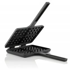 BBQ-Toro Gusseisen Waffeleisen | Doppelform, Preseasoned, 36x20x3 Cm