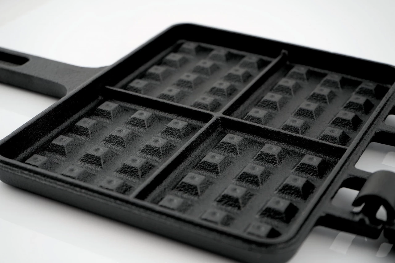 BBQ-Toro Gusseisen Waffeleisen | Doppelform, Preseasoned, 36x20x3 Cm 7 BBQ-Toro Gusseisen Waffeleisen | Doppelform, Preseasoned, 36x20x3 Cm – Bild 5