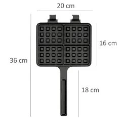 BBQ-Toro Gusseisen Waffeleisen | Doppelform, Preseasoned, 36x20x3 Cm 15 BBQ-Toro Gusseisen Waffeleisen | Doppelform, Preseasoned, 36x20x3 Cm -Camping Store we2 waffeleisen masse 2000px 1280x1280