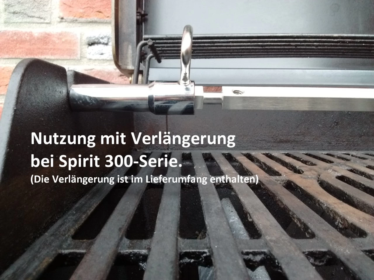 BBQ-Toro Edelstahl Grillspieß Set Für Weber Spirit 200 + 300 Serie 4 BBQ-Toro Edelstahl Grillspieß Set Für Weber Spirit 200 + 300 Serie – Bild 2