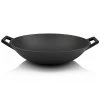 BBQ-Toro Gusseisen Wok Ø 35,5 Cm | Bratpfanne + Grillpfanne -Camping Store wok1 gusseisen wok bild1 2000px 1280x1280