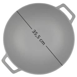 BBQ-Toro Gusseisen Wok Ø 35,5 Cm | Bratpfanne + Grillpfanne -Camping Store wok1 gusseisen wok bild3 2000px 1280x1280
