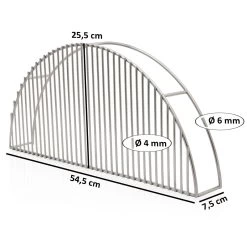 BBQ-Toro Edelstahl Warmhalterost | 54,5 X 25,5 X 7,5 Cm | Passend Für Kugelgrill 9 BBQ-Toro Edelstahl Warmhalterost | 54,5 X 25,5 X 7,5 Cm | Passend Für Kugelgrill -Camping Store wr3 warmhalterost masse 2000px 1280x1280