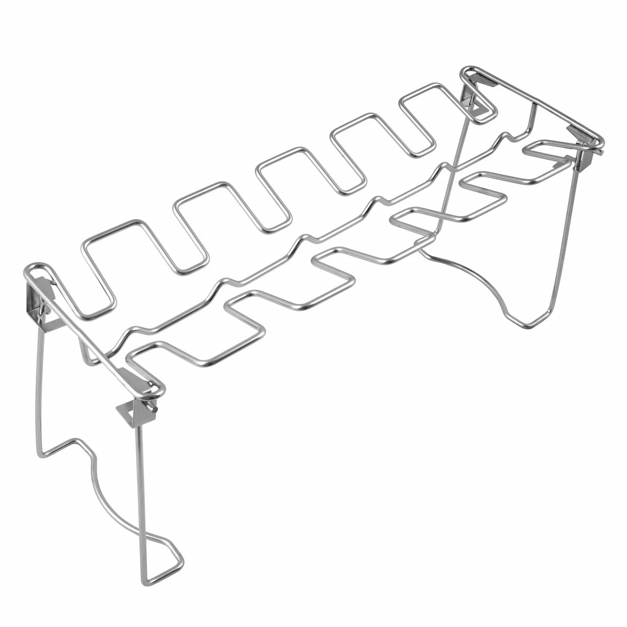 BBQ-Toro Edelstahl Hähnchenkeulen Halter Mit Tropfschale Für 12 Keulen 5 BBQ-Toro Edelstahl Hähnchenkeulen Halter Mit Tropfschale Für 12 Keulen – Bild 3