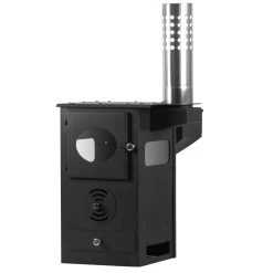 CampFeuer Terrassenofen | 58 X 43 X 157 Cm | Gartenofen Mit Feuerkammer Und Feuerstelle | Heizpilz -Camping Store zo5 pelletofen bild2 fensterkorrektur neuer griff 2000px 1280x1280