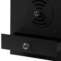 CampFeuer Terrassenofen | 58 X 43 X 157 Cm | Gartenofen Mit Feuerkammer Und Feuerstelle | Heizpilz -Camping Store zo5 pelletofen bild8 neuer griff 2000px 1280x1280